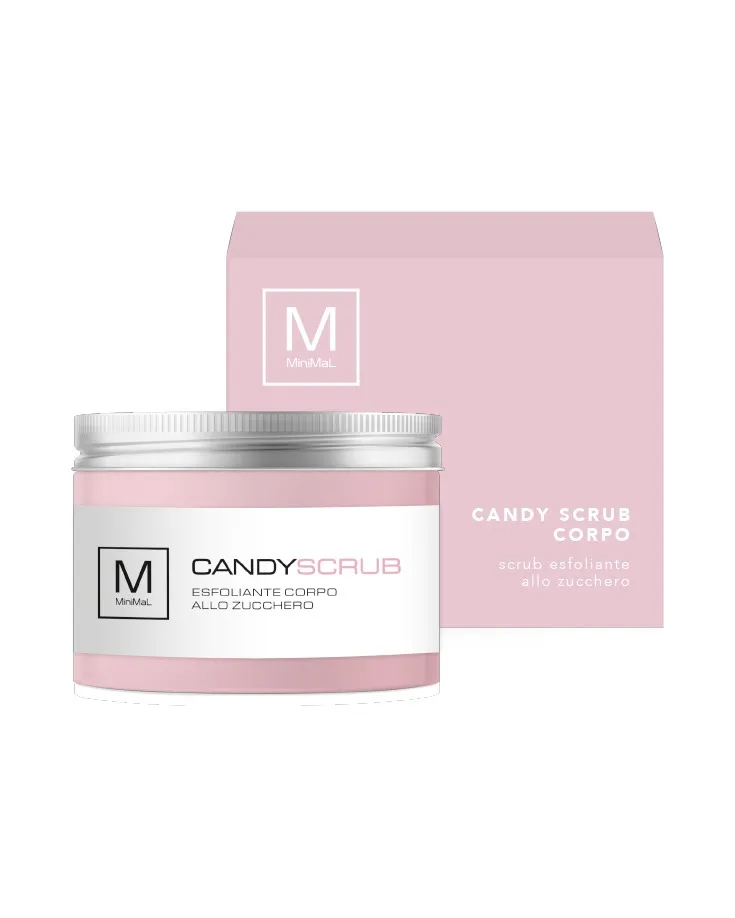 Candy scrub corpo della Pink Collection con astuccio